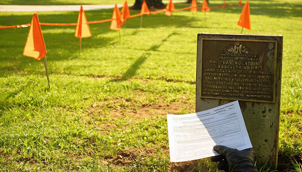 protected historic artifact sites