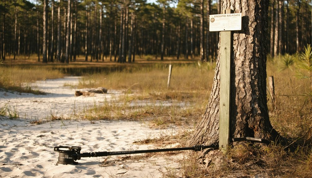 public land detecting restrictions
