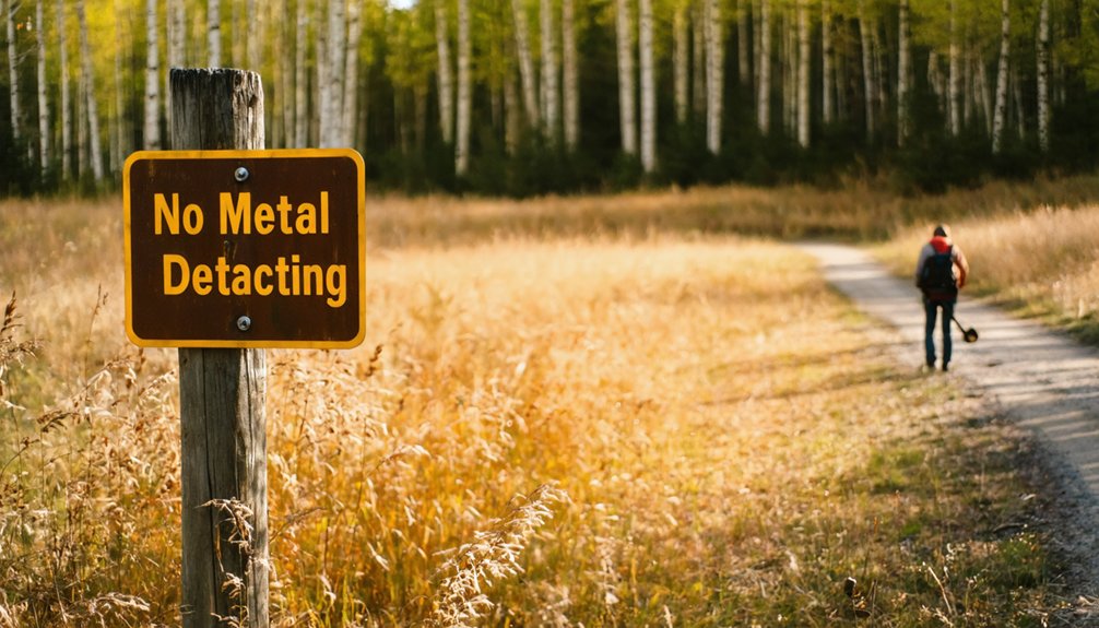 restricted metal detecting rules