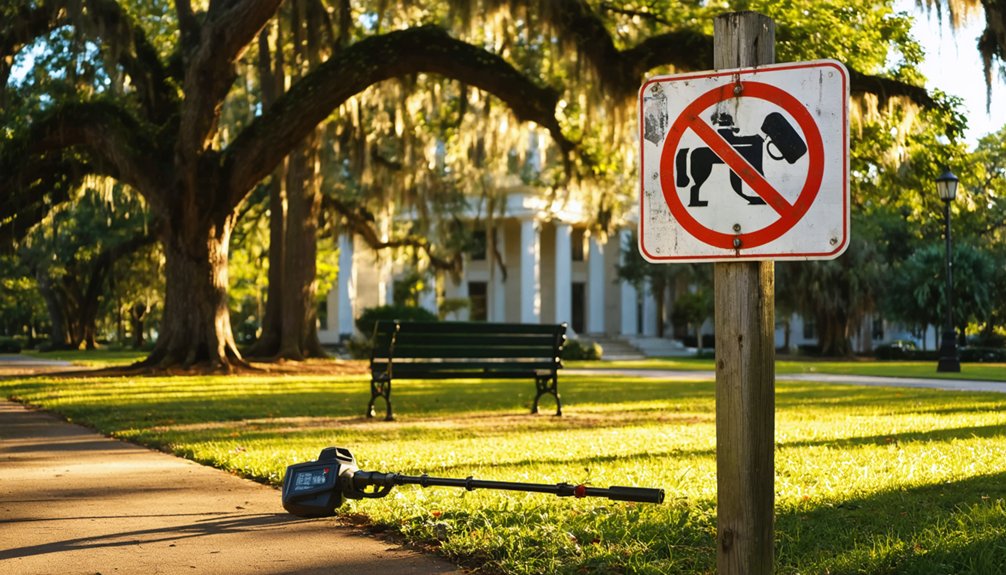 restricted park zones and rules