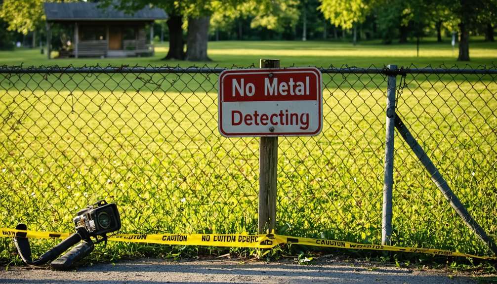 restricted sites prohibit detection