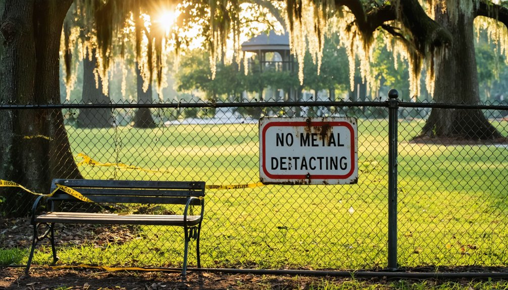 restricted zones in parks