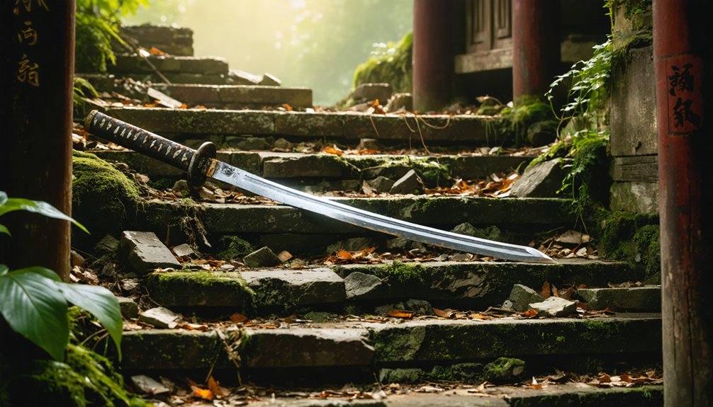 samurai swords as sacred offerings