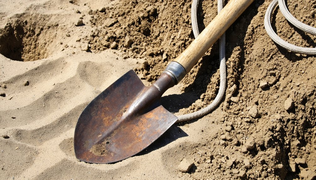 shovel for metal detecting