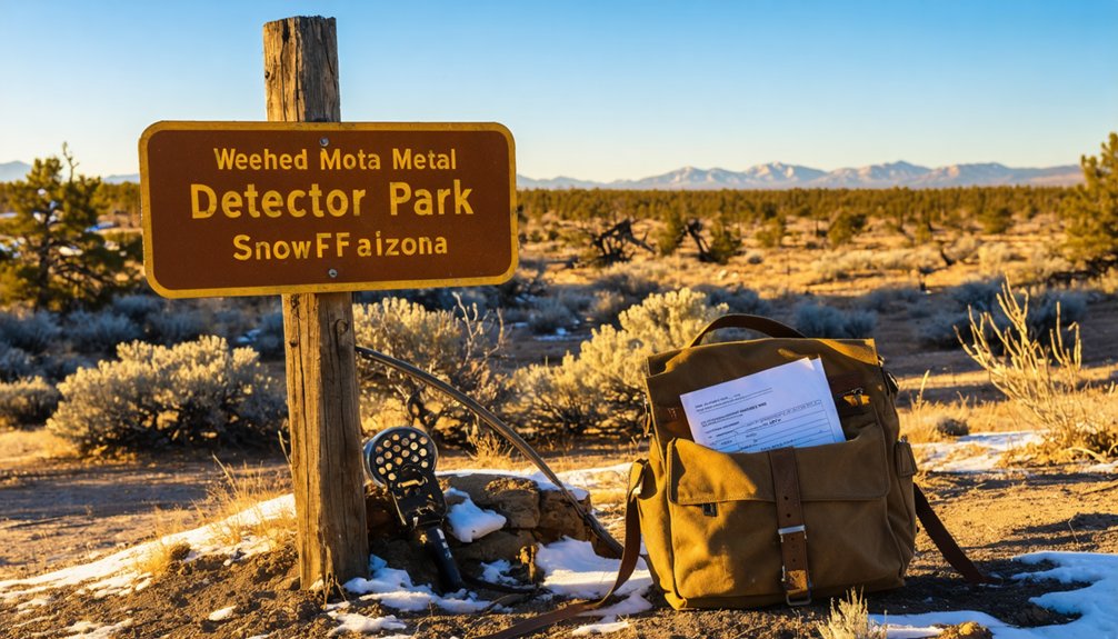 snowflake metal detecting regulations