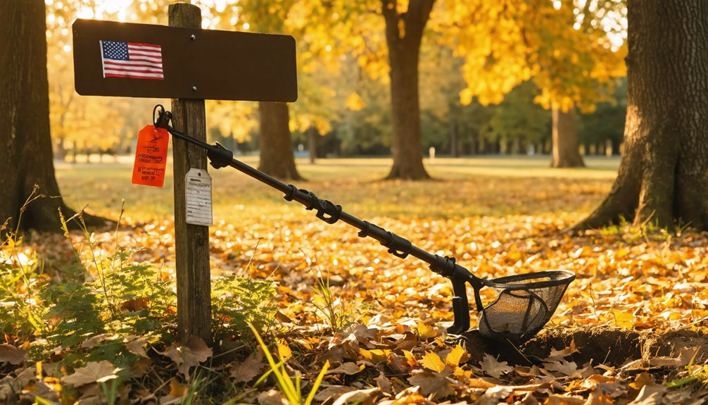 state park detecting restrictions