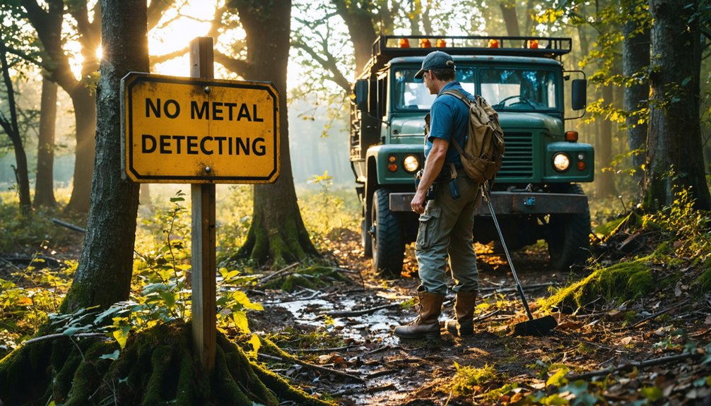 state parks prohibit detecting