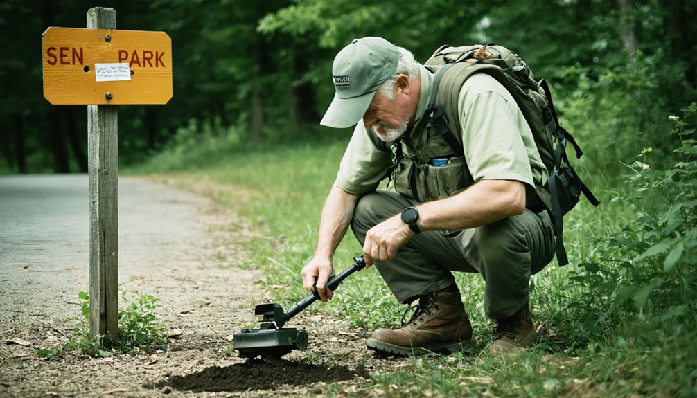stow metal detecting regulations