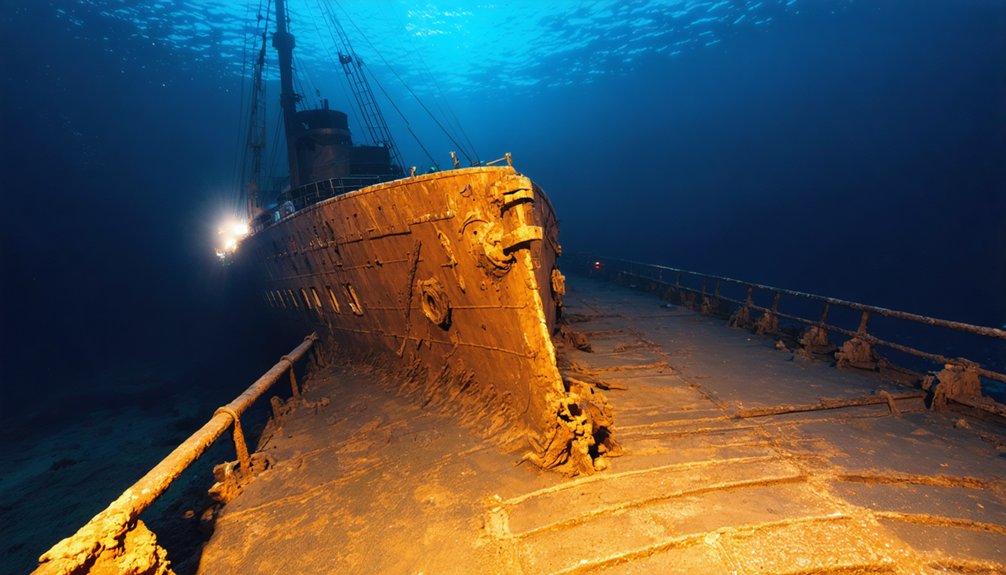 titanic wreck location details