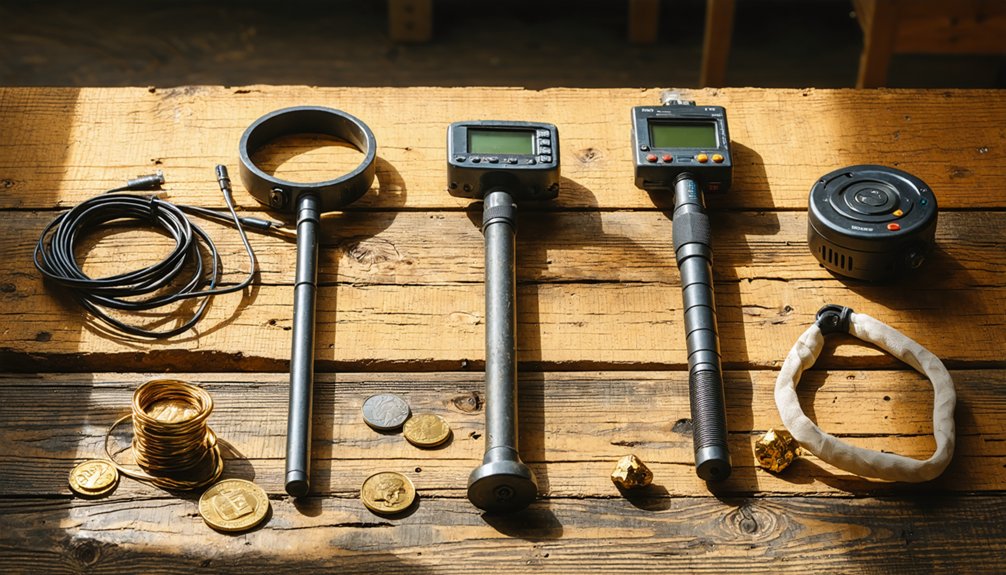 types of metal detectors