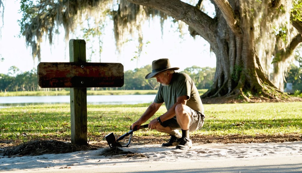 winter garden metal detecting regulations